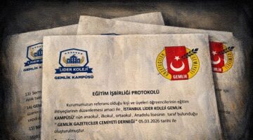 Gemlik Gazeteciler Cemiyeti ile Lider Koleji Arasında Eğitimde Örnek İş Birliği