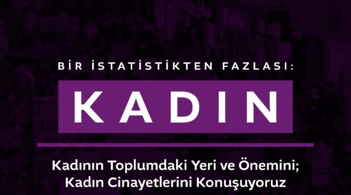 Bir İstatistikten Fazlası: Kadın” paneli Bursa’da düzenleniyor