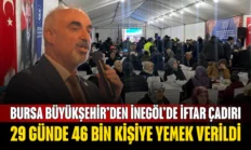 İnegöl’de 46 Bin Kişiye Yemek İkramı
