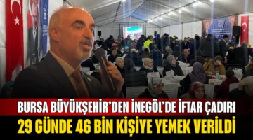 İnegöl’de 46 Bin Kişiye Yemek İkramı