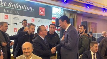 Millet Partisi Bursa İl Başkanı Akyıldız, Saadet Partisi’nin İftar Programına Katıldı