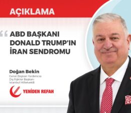 Yeniden Refah’tan Sert Çıkış: “Trump Yönetimi İran Sendromuyla Güç Kaybediyor”