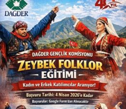 DAĞDER 40. Yılında Zeybek Folklor Eğitimini Başlatıyor