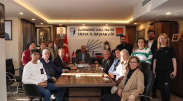 Zeydan Karalar’dan CHP Bursa İl Başkanlığı’na Ziyaret