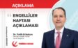“Engellilik Bir Eksiklik Değil, Adalet Meselesidir”