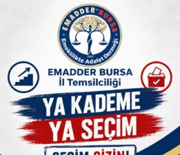 EMADDER: “Kademe Verilmezse Sandıkta Hesap Sorulacak”