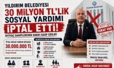 “Sosyal Belediyecilik Masalı Çöktü, Yıldırım’da Vatandaşın Hakkı Gasp Edildi”