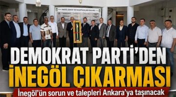 İnegöl’e Demokrat Ziyaret…