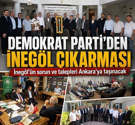 İnegöl’e Demokrat Ziyaret…