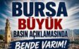 “Bursa İnleyecek” Çağrısı