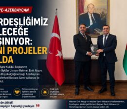 Türkiye-Azerbaycan Kardeşliğinde Yeni Projeler Masada