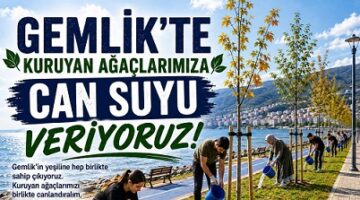 İYİ Parti Gemlik’ten “Bir Kova Su, Bir Can, Bin Nefes” Çağrısı
