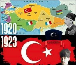 “Yaşasın tam bağımsız, laik ve üniter Türkiye Cumhuriyeti!”