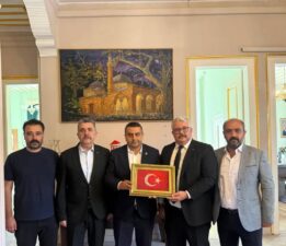 TÜRKAV Bursa Şubesi’nden Başkan Vekili İsmail Şenol’a Hayırlı Olsun Ziyareti
