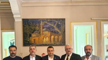 TÜRKAV Bursa Şubesi’nden Başkan Vekili İsmail Şenol’a Hayırlı Olsun Ziyareti