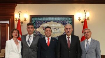 TEMAD Bursa Şubesi Yönetiminden Bursa Valisi Erol Ayyıldız’a Ziyaret