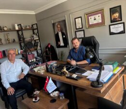 İrfan Özen’den İYİ Parti Mustafakemalpaşa İlçe Başkanı Metehan İnce’ye ziyaret