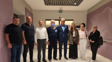 İlhami Gün ve Yol Arkadaşlarından Kasım Akdeniz’e Geçmiş Olsun Ziyareti