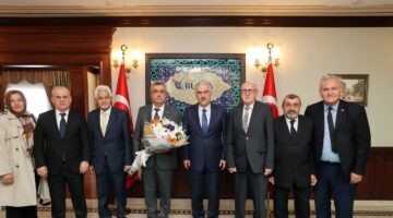 Türkiye Emekliler Derneği Bursa Şubesi’nden Vali Ayyıldız’a ziyaret