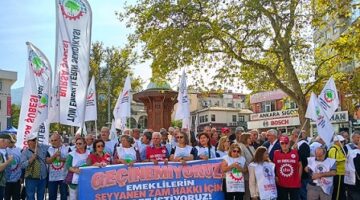 Bursa’da emekliler adına Saimler ve Aşık’tan seyyanen zam çağrısı
