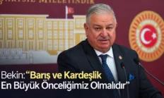 Doğan Bekin: “Barış ve kardeşlik en büyük önceliğimiz olmalıdır”