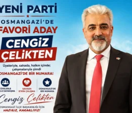 Yeni Parti Osmangazi’de Cengiz Çelikten sahada