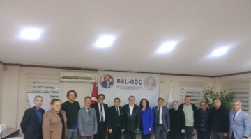 BAL-GÖÇ’TEN DSP BURSA TEŞKİLATINA BALKANLAR VE TÜRKLERİN YAŞAM MÜCADELESİ BULUŞMASI