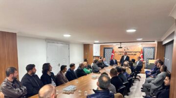 MHP Mudanya İlçe Teşkilatı’ndan İl Başkanı Özcanbaz’a hayırlı olsun ziyareti
