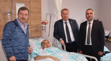 Hasan Toktaş’tan Mısırlıoğlu’na hastanede ziyaret