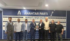 Anahtar Parti Bursa İl Başkanı Fikret Aslan, Şoförler Odası Heyetini Ağırladı