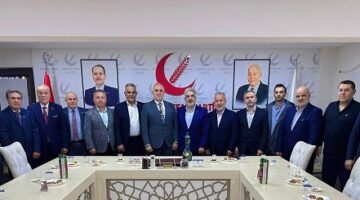 ESDER Bursa Şubesi’nden Yeniden Refah Partisi Bursa İl Başkanlığı’na ziyaret