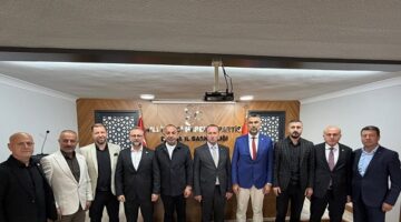 TÜRKİYE EMLAK DANIŞMANLARI BİRLİĞİ’NDEN MHP BURSA İL BAŞKANI ÖZCANBAZ’A ZİYARET: EMLAK SEKTÖRÜNÜN SORUNLARI GÜNDEMDE