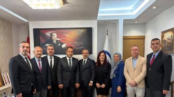 İbrahim Bulut ve Şube Başkanlarından SGK Bursa İl Müdürü Cem Taşkaldıran’a Ziyaret