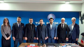MHP’li Sezer Çetincengiz ve Taha Şen’den Türk Eğitim-Sen Bursa 2 No’lu Şube’ye ziyaret