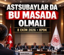 Ercan Aktaş: “Astsubaylar da Bu Masada Olmalı!”