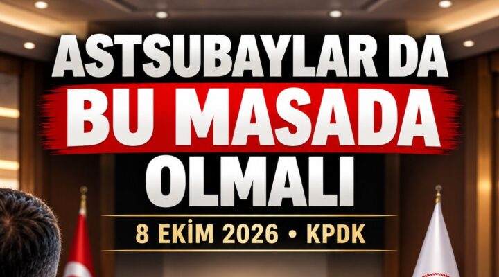 Ercan Aktaş: “Astsubaylar da Bu Masada Olmalı!”