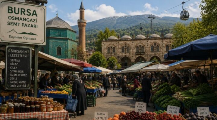 Sağanak yağış Çarşamba PazarPark’ı göle çevirdi